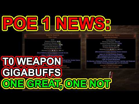 POE 1 News - T0 GIGABUFFS - 3.28 Teasers Day 12 - One Great. One Not. Path of Exile Mirage