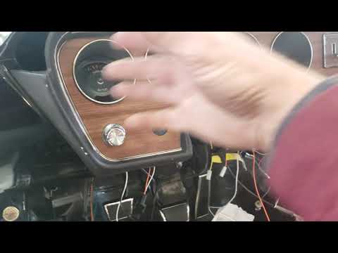 67 Pontiac GTO new dash wiring harness install