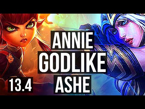 ANNIE & Samira vs ASHE & Aphelios (SUP) | Rank 2 Annie, 70% winrate, 10/3/20 | KR Challenger | 13.4