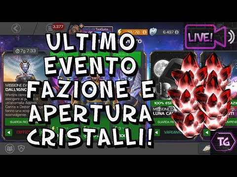 Ultimo Evento Fazione + Apertura Cristalli LIVE!