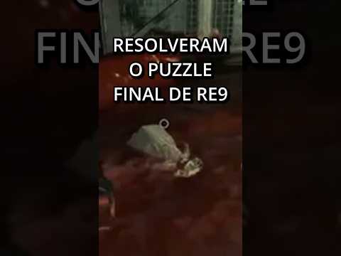 RESOLVERAM O PUZZLE FINAL DE RESIDENT EVIL REQUIEM E VOCÊ NÃO VAI ACREDITAR #shorts