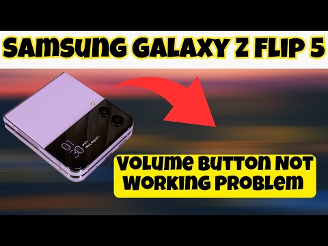 Volume Button Not Working Problem Samsung Galaxy Z Flip 5 || How to solve volume button issues
