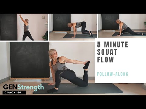 5 Minute Squat Flow Follow Along