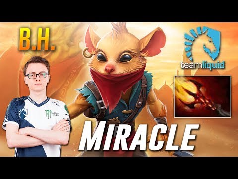 Miracle Dagon Bounty Hunter - Dota 2 Pro MMR Gameplay