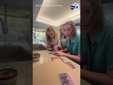 Sister reacts to scratch-off pregnancy announcement