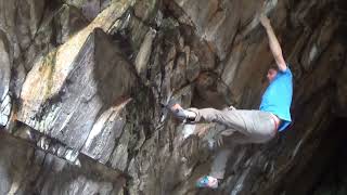 Video thumbnail of Notes To Self, 8A+. Forest Rock