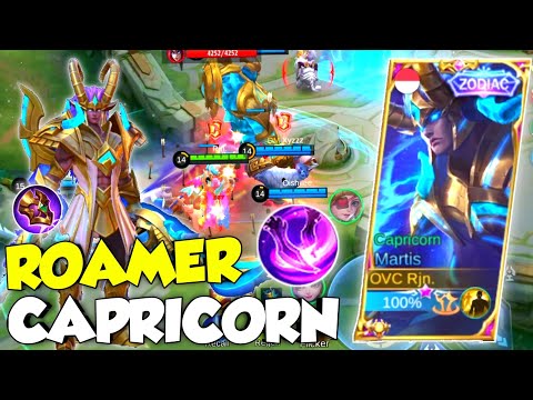 MARTIS ROAMER! PAKE SKIN ZODIAK CAPRICORN MARTIS LETS GO! | TOP GLOBAL MARTIS INDONESIA - MLBB