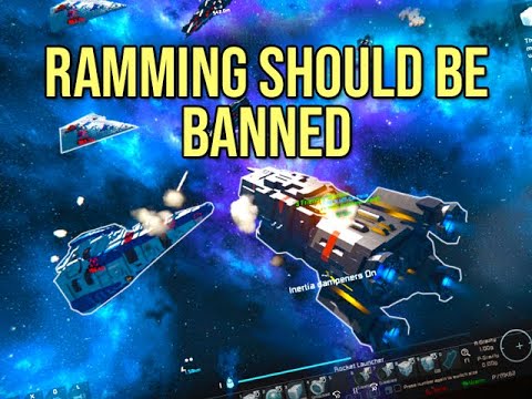 Massive Multiplayer Space Battle Player Perspective - Space Engineers