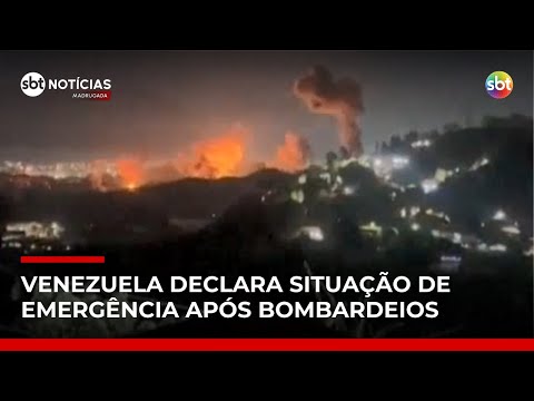 Explosões em Caracas: Venezuela declara emergência após ataques