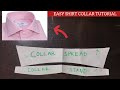 How To Sew A Shirt Collar Step By Step Beginner Friendly Collar Spread And Collar Stand Tutorial