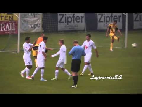 Gol de Arturo Alvarez - SK Jenbach 0-6 Videoton FC - Partido de Pretemporada