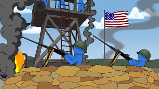 【W-A】WW2 Attack on Pearl Harbor Stickman Animation