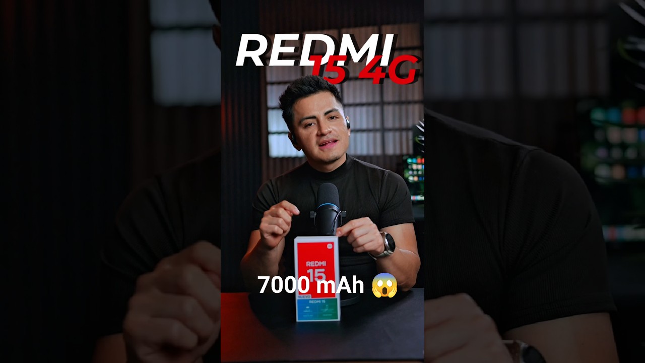 Redmi 15 4G: The phone with a 7000 mAh battery and 144Hz display for $160 #redmi15