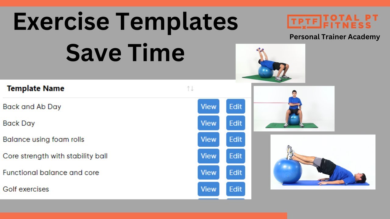How to Make Workout Templates with Personal Trainer Software. Speed up Your Work Flow.