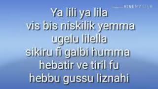 Yalili yalila lyrics song