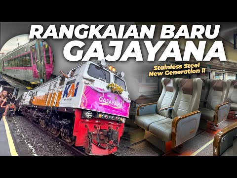 AKHIRNYA GAJAYANA GANTI RANGKAIAN ‼️ EKSEKUTIF STAINLESS NEW GENERATION TERBARU | Trip KA Gajayana