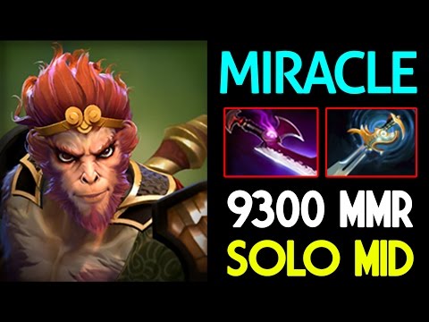 Miracle- DOTA2 Patch 7.02 [Monkey King] 9300 MMR Solo Mid