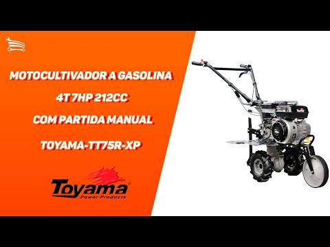 Motocultivador a Gasolina TT75R-XP 4T 7HP 212CC com Partida Manual - Video