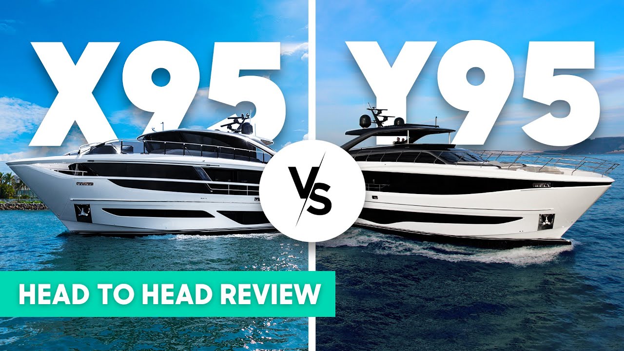 Princess X95 vs Princess Y95 | Head To Head Yacht Tour & Review