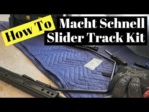 How to Put the Macht Schnell Slider Track Kit Together