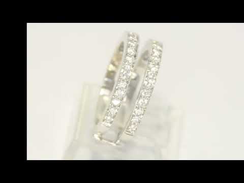 .45Ct H Diamond insert enhancer wrap ring guard 14k WG 5.7 GM size 6 3/4 - 29453