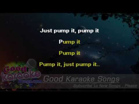 Pump It  - The Black Eyed Peas (Lyrics karaoke) [ goodkaraokesongs.com ]