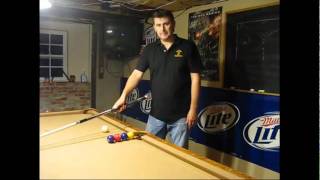 Billiard Trick Shot Tutorial #1: Four Ball Four Pockets (Chris Dryden)