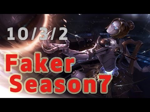 SKT T1 Faker Orianna MID vs Syndra Patch 7.8