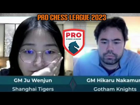 PCL 2023 | Hikaru Nakamura faces Shanghai's Ju Wenjun | PRO CHESS LEAGUE Week 3 | Round 2