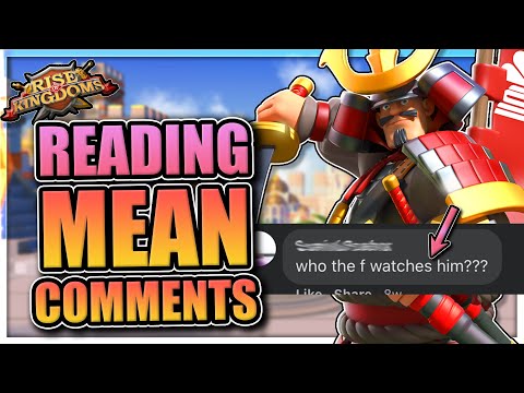 Chisgule replies to mean comments [people say weird stuff on my Rise of Kingdoms videos]