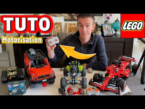 How to Motorize the Lego Technic Ferrari SF24 and the Mercedes G500? #tutorial #lego #automobile #f1