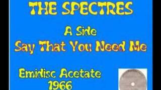 Say That You Need Me - The Spectres (Status Quo)