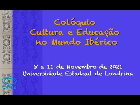 , title : 'Sessão de comunicações 01 - Colóquio Cultura e educação no mundo Ibérico 2021 11 08 at 11 59 GMT 8'