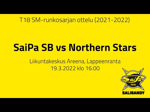 T18: SaiPa SB vs Northern Stars, SM-runkosarja, 19.3.2022