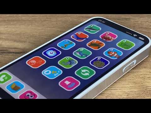 Музыкальный телефон WToys подсветка, слова, скороговорки, звуки, песни, сказки, фразы (TK - 90918)