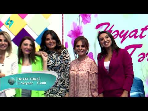 4 illik fasileden sonra Lamiyye Elekberova ile "Heyat Terzi" - ANONS 03.10.2022