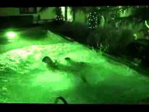 Drunk Tackle into Cold Swimming Pool