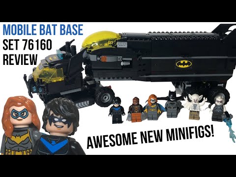 LEGO Batman Mobile Bat Base Summer 2020 Set 76160 Review