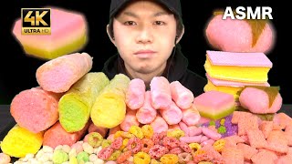 【ASMR】(NO TALKING) Girls' Festival Sweets Pink,Green,White ひな祭りを食べる【咀嚼音/씹는 소리/EatingSound/MUKBANG】