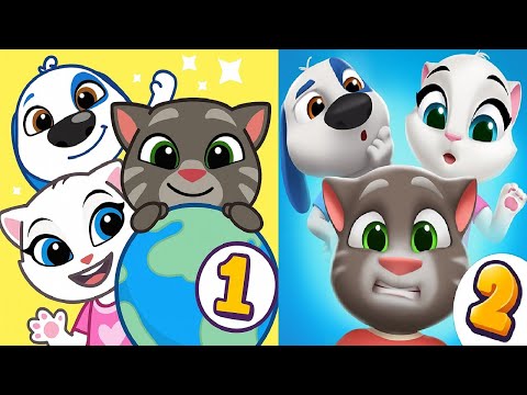 Talking Tom & Friends: World VS My Talking Tom Friends 2 NEW GAME Android iOS Gameplay HD