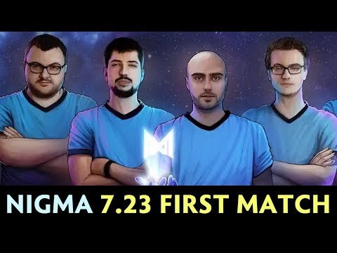 Nigma FIRST MATCH in 7.23 — Miracle, w33, Kuroky +coach rmn party