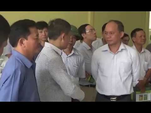 Thứ trưởng Bộ NN&PTNT Vũ Văn Tám kiểm tra sản xuất gạo sạch tại công ty TNHH Toản