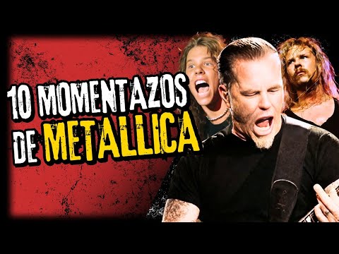10 Momentazos de Metallica - HETFIELD ULRICH HAMMETT BURTON MUSTAINE NEWSTED TRUJILLO