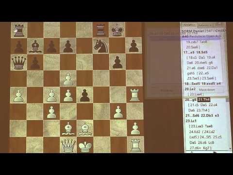 A 6.31. FM Daniel  ŠORM - GM Konstantin CHERNYSHOV   0 - 1