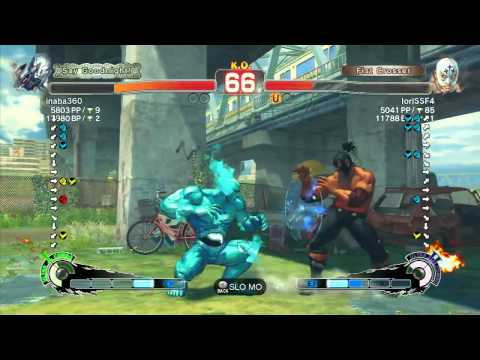 Super Street Fighter 4: Arcade Edition inaba360 (Seth) vs Iori (El Fuerte) - Ranked Match