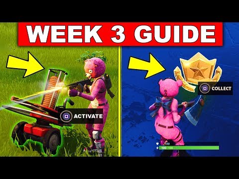 Fortnite WEEK 3 SEASON 5 CHALLENGES GUIDE! – FOLLOW THE TREASURE MAP FOUND IN FLUSH FACTORY