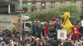 SEE IT: 63rd St. Renamed For Sesame Street&#39;s 50th Anniversary
