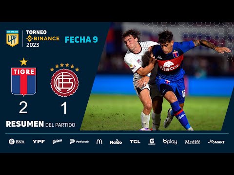 #TorneoBinance 2023 | Fecha 9 | resumen de Tigre - Lanús
