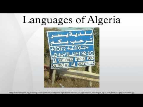 Languages of Algeria