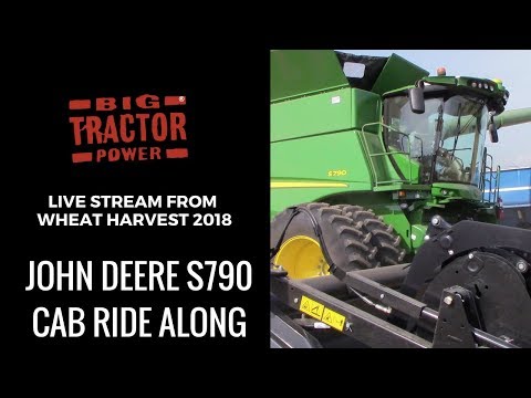 🔴 John Deere S790 Combine in Wheat Harvest 2018